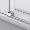 Ronal Sanswiss Divera kabina prysznicowa kwadratowa 90 cm srebrny połysk D22SE2B0905007